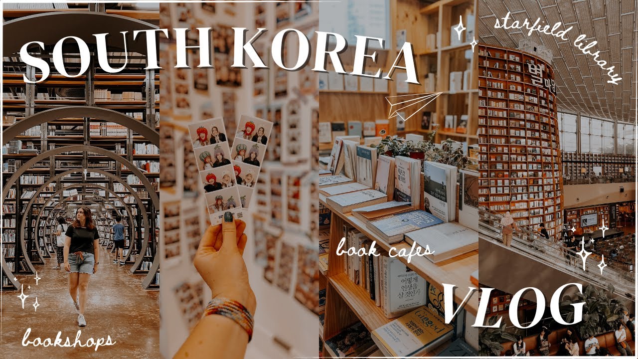 Exploring South Korea, bookshops, starfield library + book cafes 📚  Wanderlust Episode 8