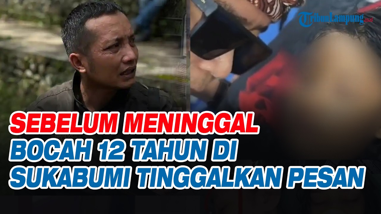 Sebelum Meninggal Bocah 12 Tahun di Sukabumi Tinggalkan Pesan