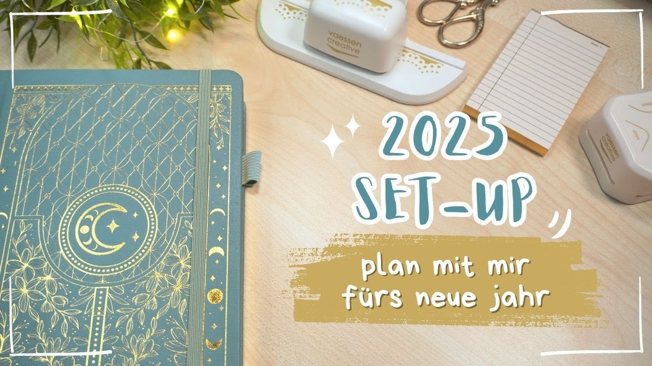 🇩🇪 2025 Bullet Journal Set-up - Plan mit mir mein neues 2025 BuJo von Tiefossi für das neue Jahr