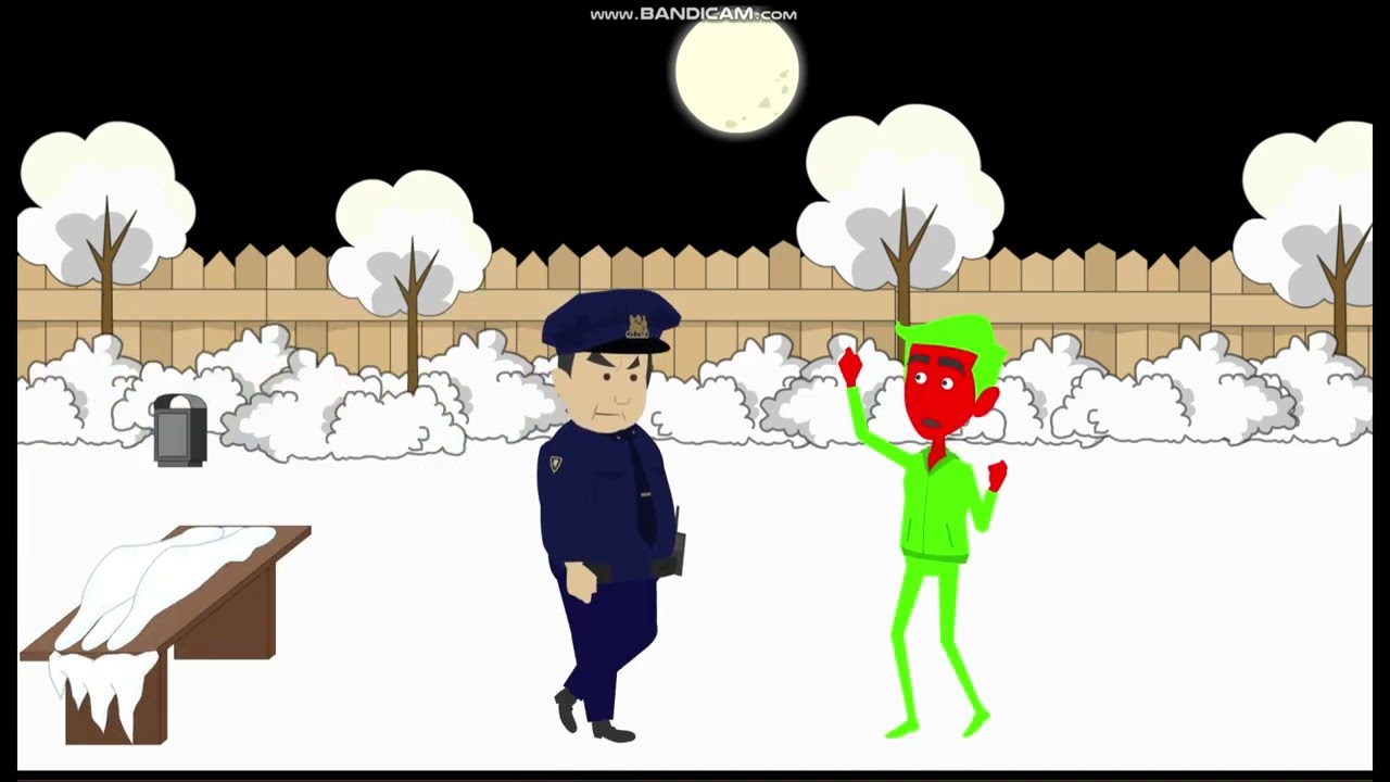 Evil Green Horse Destroys Times Square and Gets Arrested
