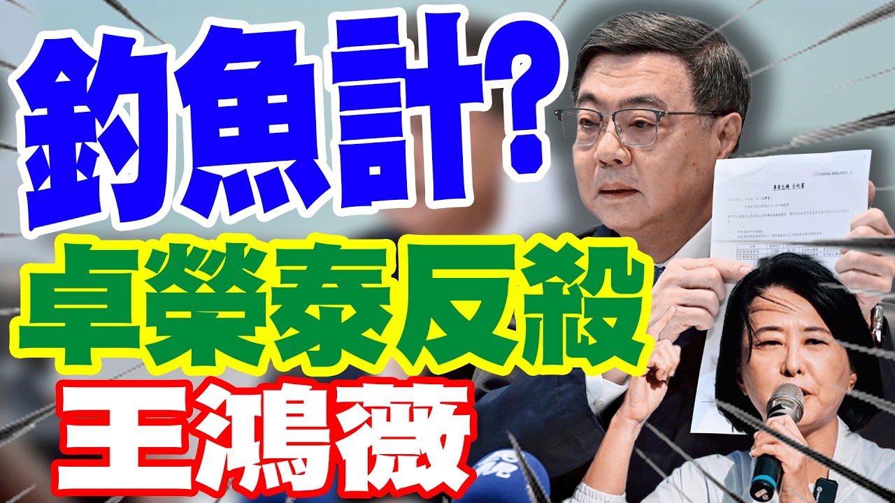 【三立辣政論🌶️】釣魚釣魚釣到什麼魚？看卓榮泰「釣到一個王鴻薇」！卓揆亮單據狠打臉國民黨酸：還是我報公帳比較開心！藍委撿槍送中國變卻轟到自己…│20260313│三立新聞台