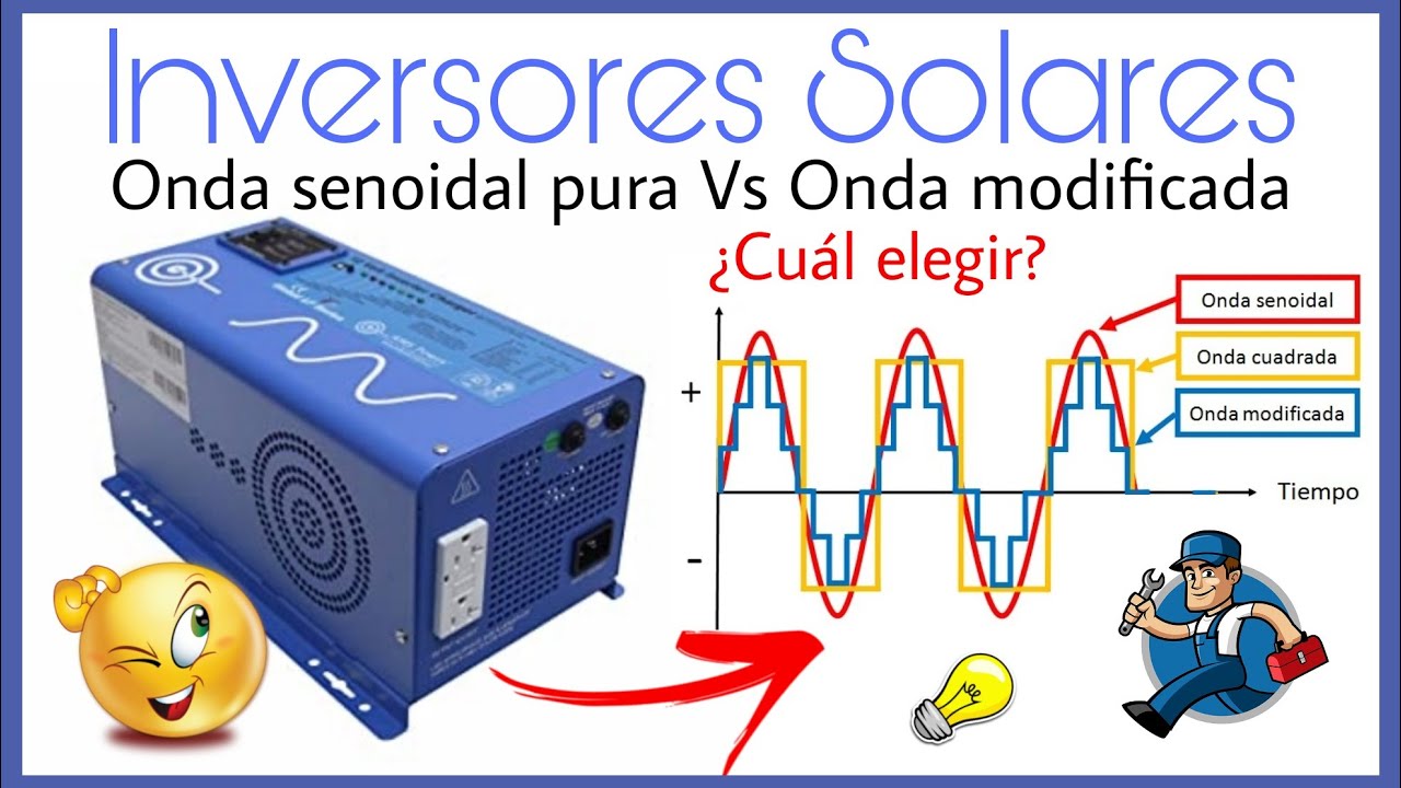 INVERSOR CON SALIDA SENOIDAL PURA O MODIFICADA || ¿CUÁL ELEGIR?