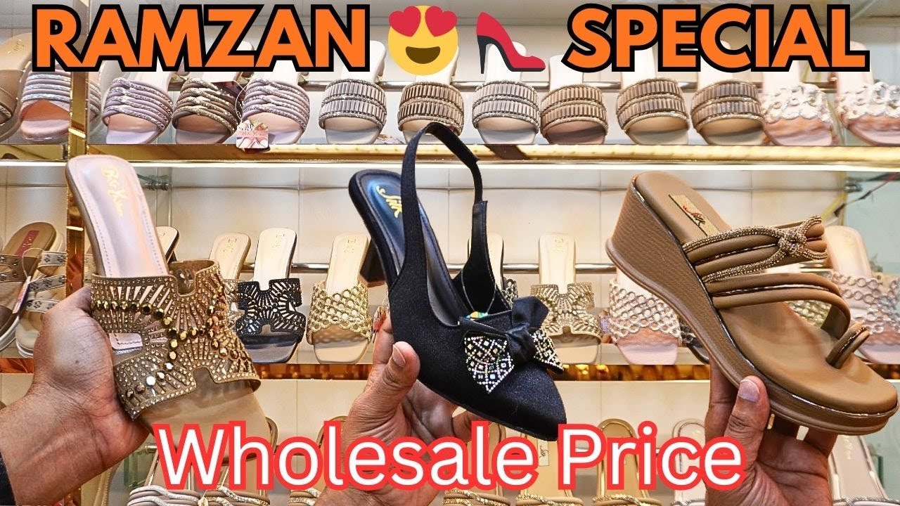 Ladies Sandals & Shoes Collection Fancy Bridal Party Wear Wholesale Market | Cheapest Footwear Shop