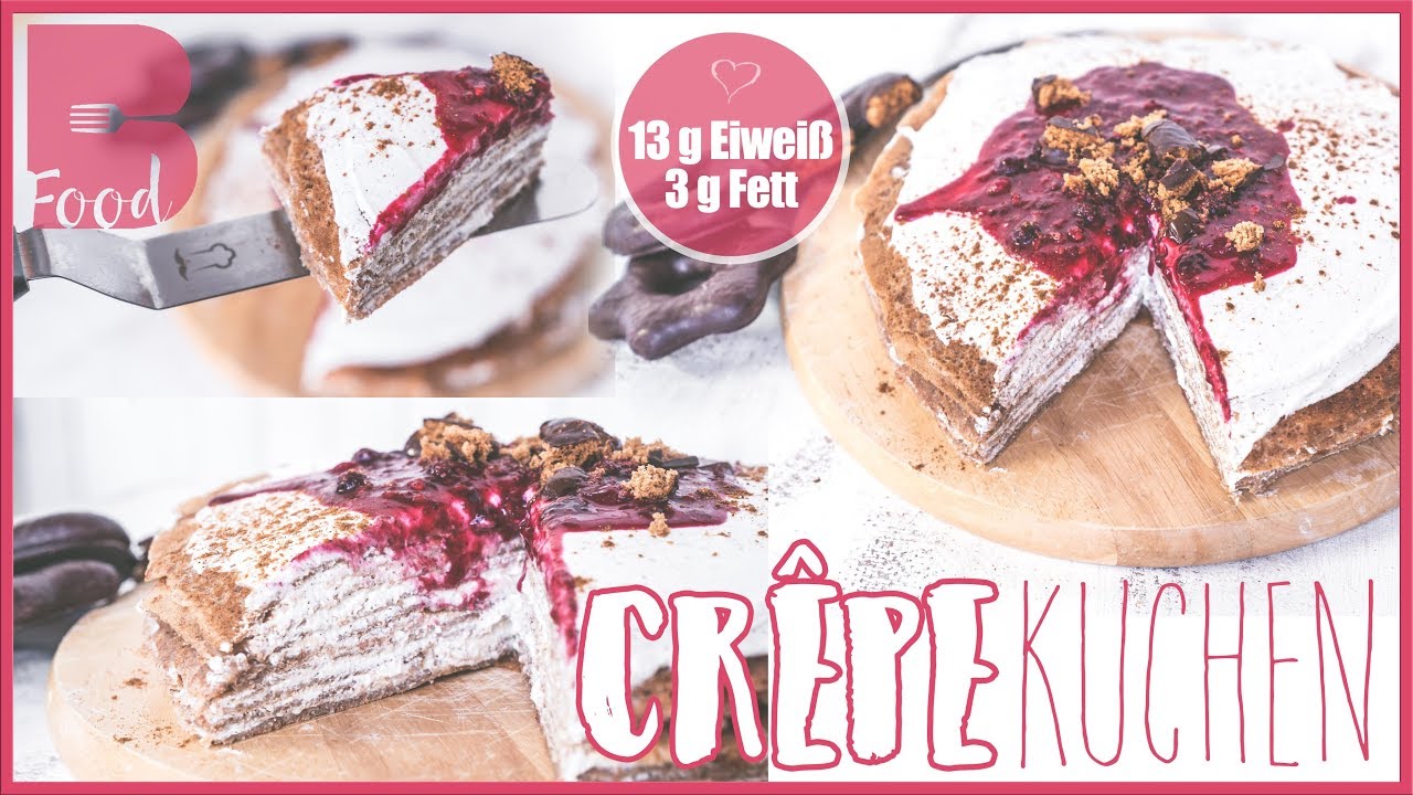CREPE TORTE mit Lebkuchen Geschmack - Gesund und lecker - FOODPORN