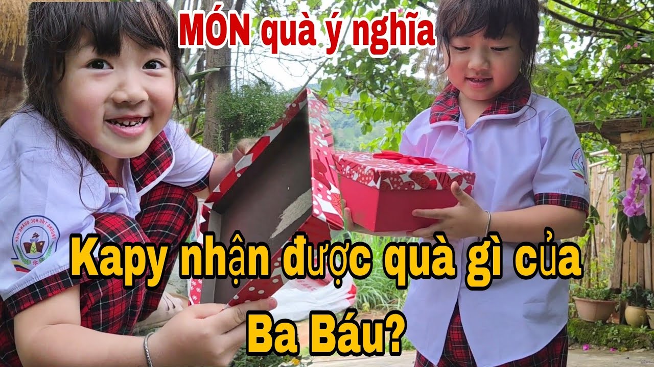 KAPY NHẬN QUÀ SINH NHẬT TỪ GIA ĐÌNH BA BÁU /MÓN QUÀ BẤT NGỜ 