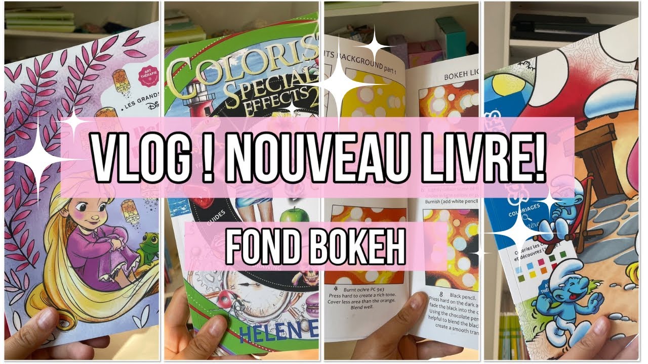 Vlog 20 ✏️: Nouveau livre, tuto fond et colorist spécial effect