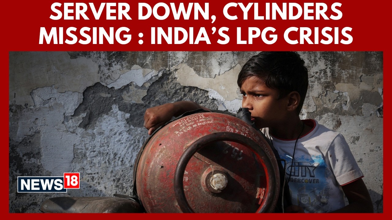 India&rsquo;s LPG Crisis 2026: Server Down, Long Queues & Panic Buying | Explained | N18V | 4K Video