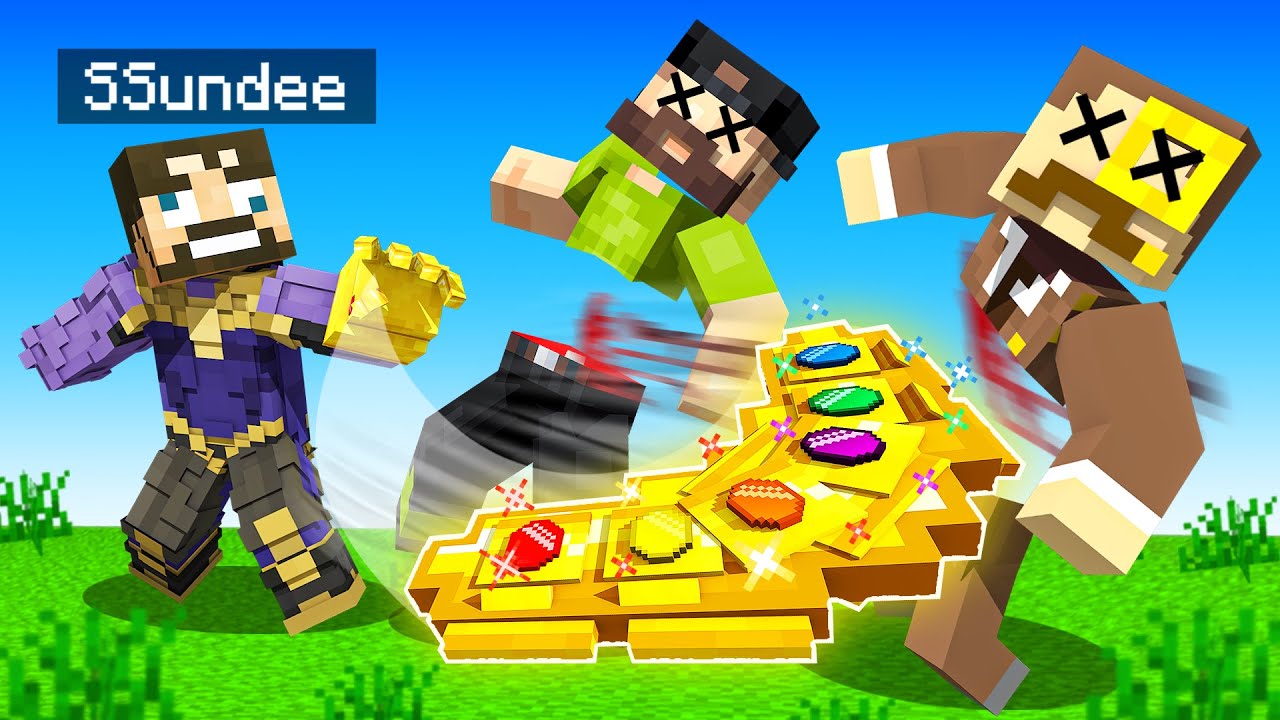 Thanos Auto Clicker in Minecraft (Insane Craft)
