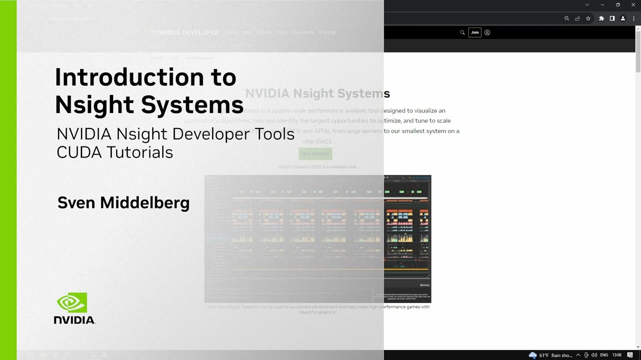 Введение в системы NVIDIA Nsight | Инструменты разработчика CUDA