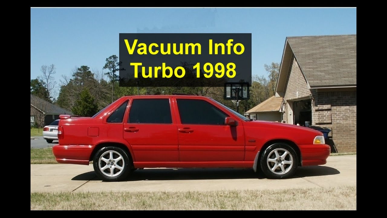 Vacuum lines, hoses and piping on a 1998 Volvo s70, V70 GLT, 850 turbo, etc. - VOTD