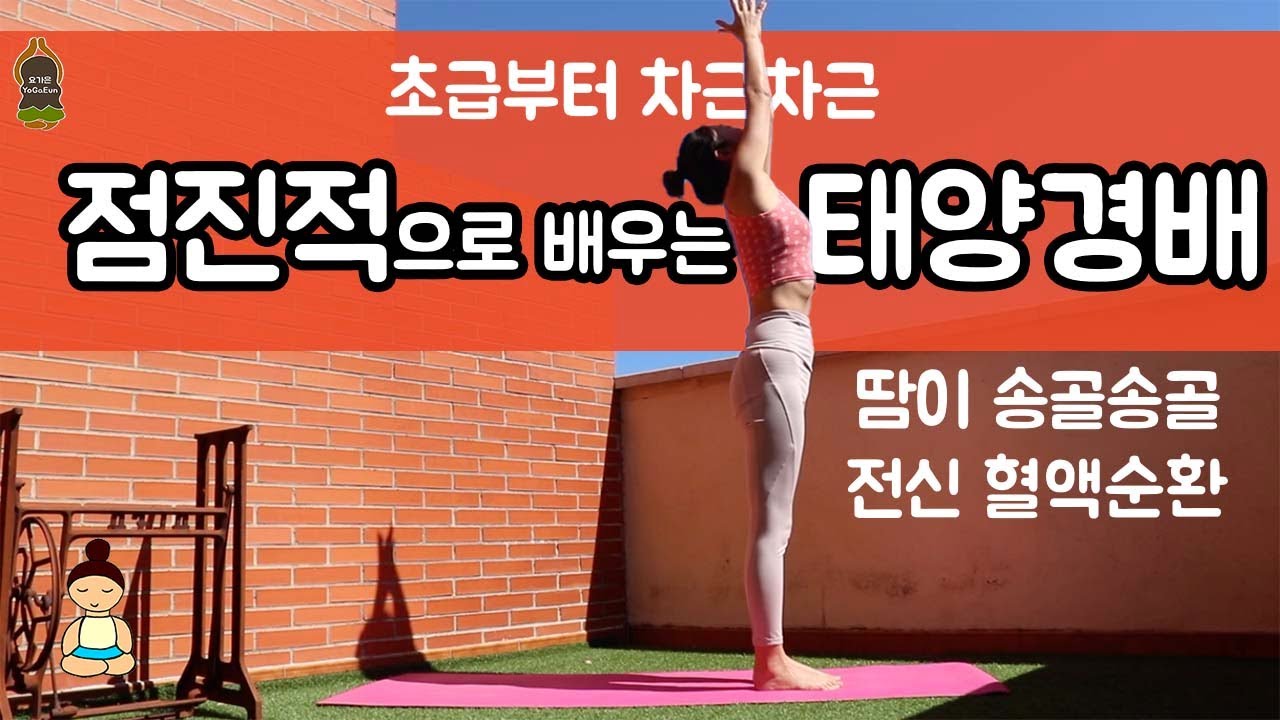 (요가은) 점진적으로 배우는 태양경배자세 플로우 / 초급부터 차근차근 수리야나마스카라 플로우, 땀나는요가