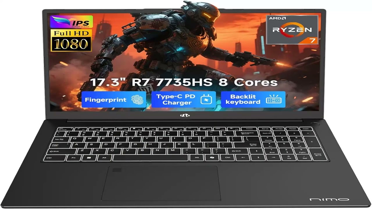 Review: NIMO 2026 Gaming Laptop | AMD R7 7735HS (Up to 4.75 GHz, Beat i7-12650H) Computer