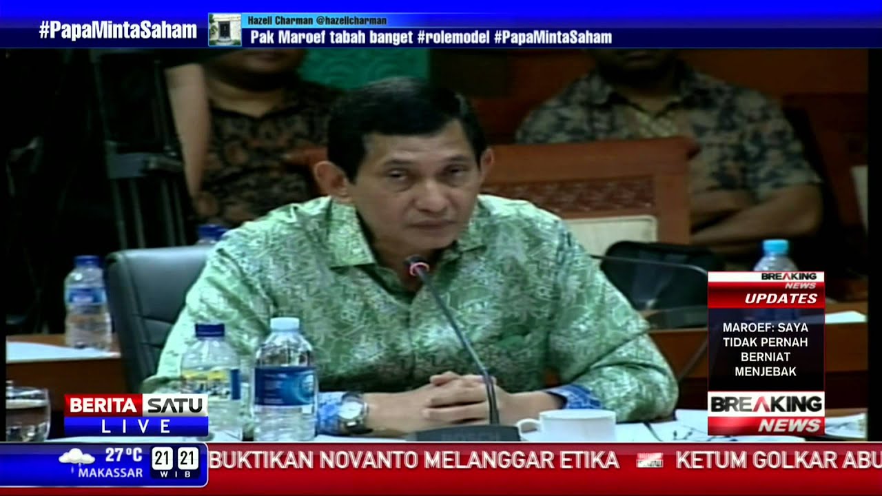 Kesaksian Bos Freeport di Sidang MKD #21