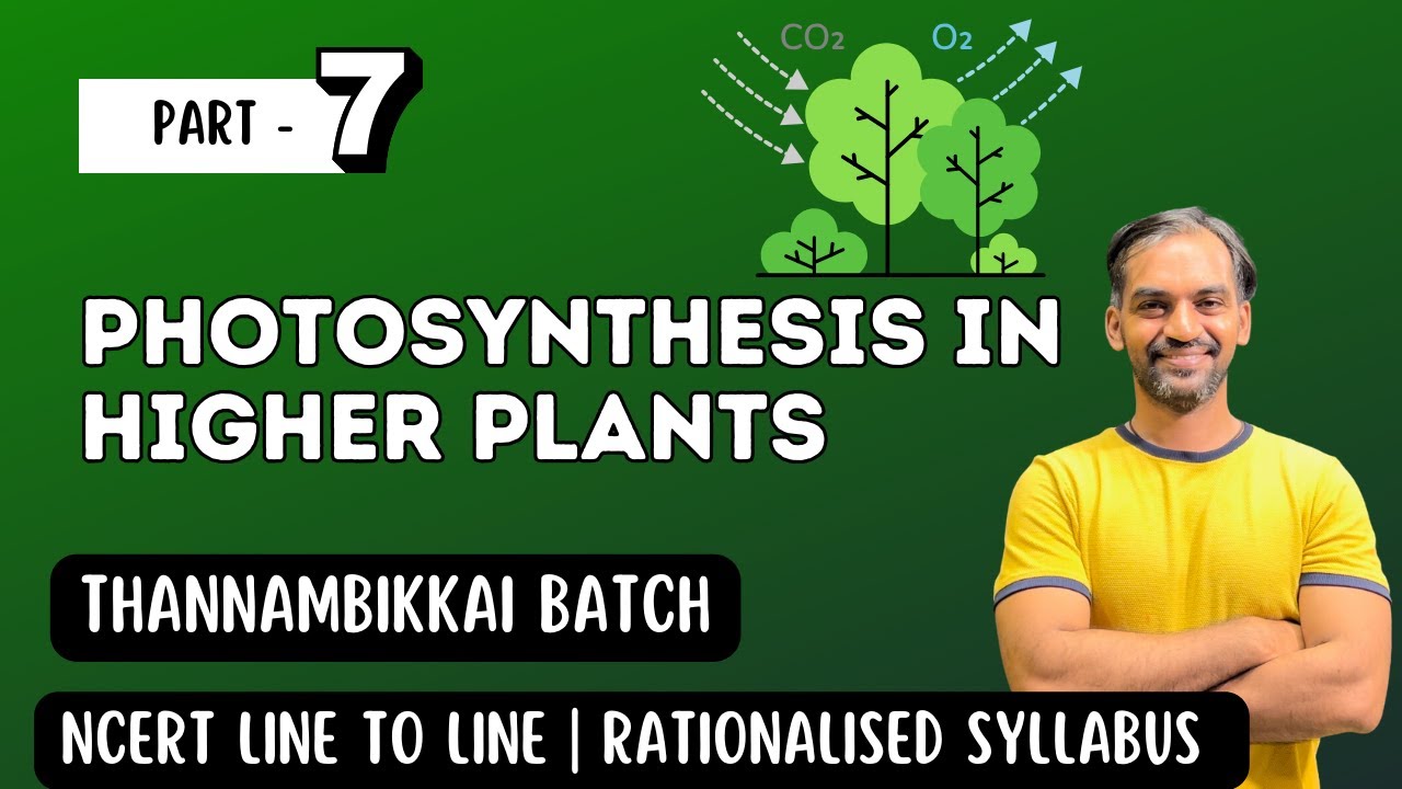 Photosynthesis in Higher Plants | Part 7 | Thannambikkai Batch 2024