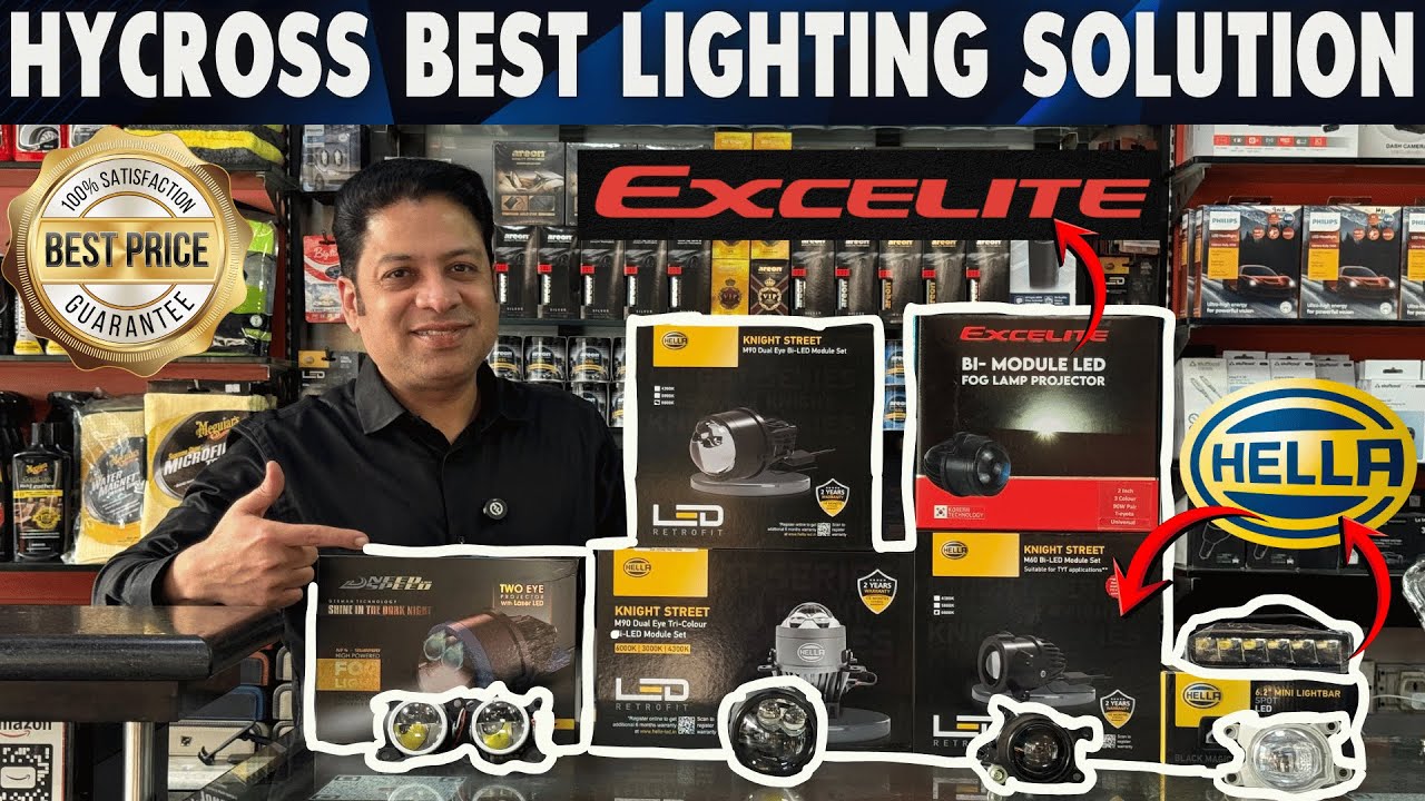 INNOVA HYCROSS BEST LIGHTNING SOLUTION | HELLA , EXCELITE , NEED FOR SPEED | HYRCOSS BUGGATI LIGHTS