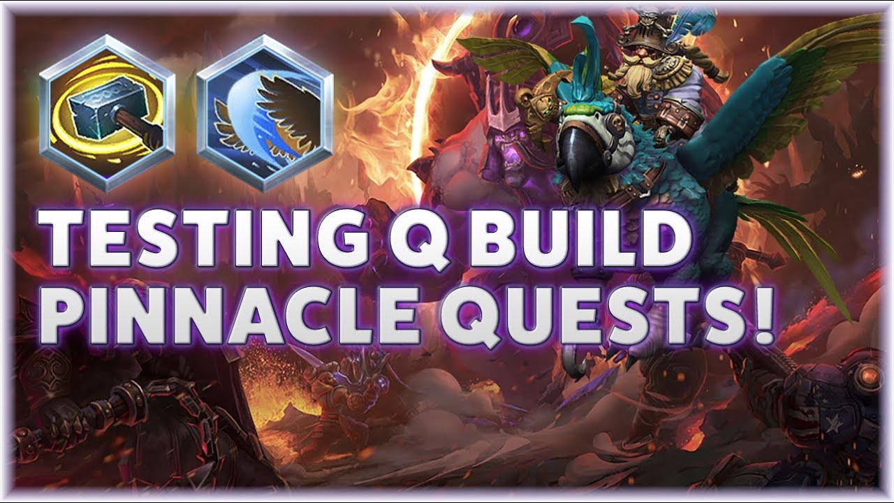 Falstad Gust - TESTING Q BUILD PINNACLE QUESTS! - Grandmaster Storm League