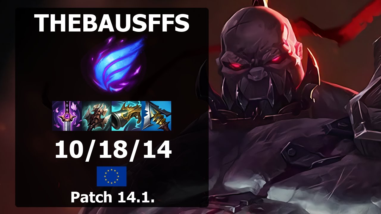 Thebausffs Sion TOP vs Ornn| Patch 14.1 EUW Challenger