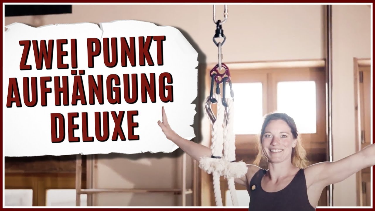 2 Punkt Luftring Aufhängung Deluxe (aerial hoop / lyra)