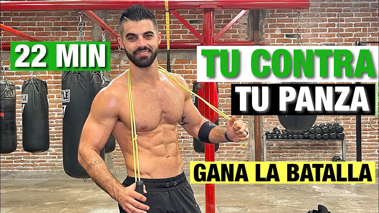 Cardio Hiit Tu Contra Tu Panza (22 MIN) Ejercicios en Casa Sin Equipo