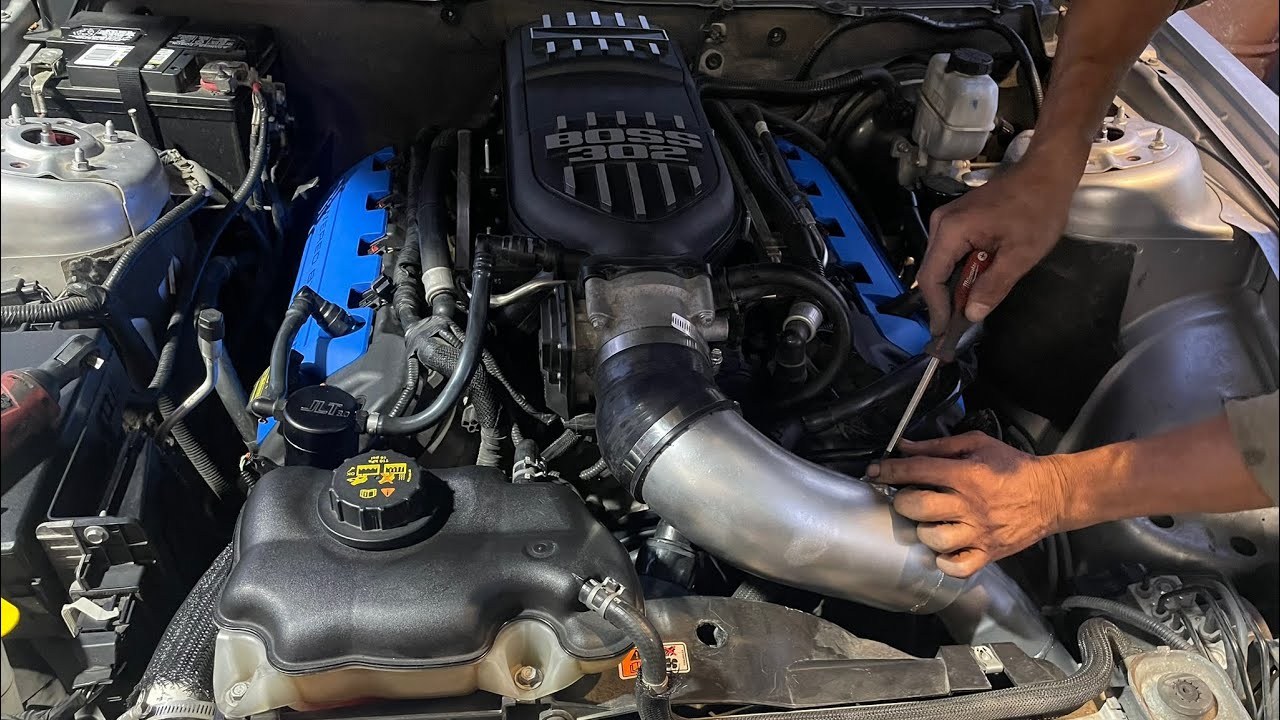 Building custom cold air intake on mustang GT
