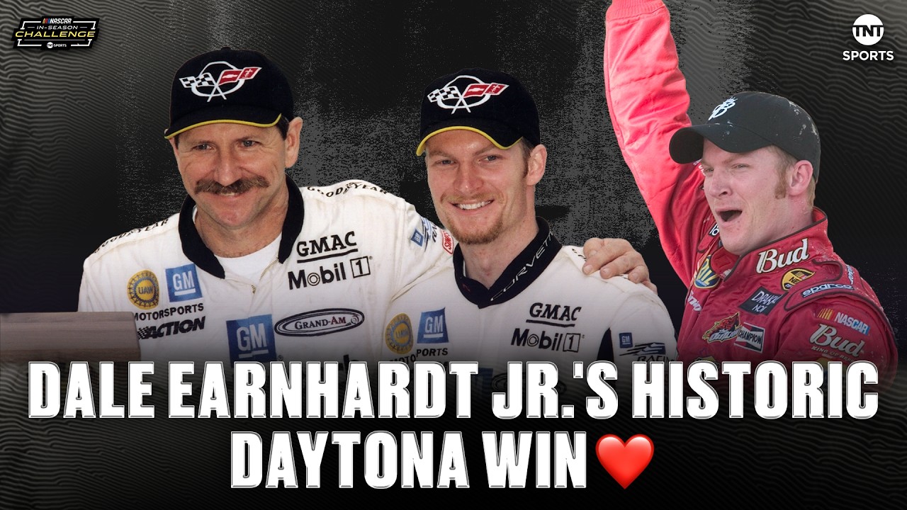 Looking Back at Dale Earnhardt Jr.'s Iconic Win at Daytona 🥹👏