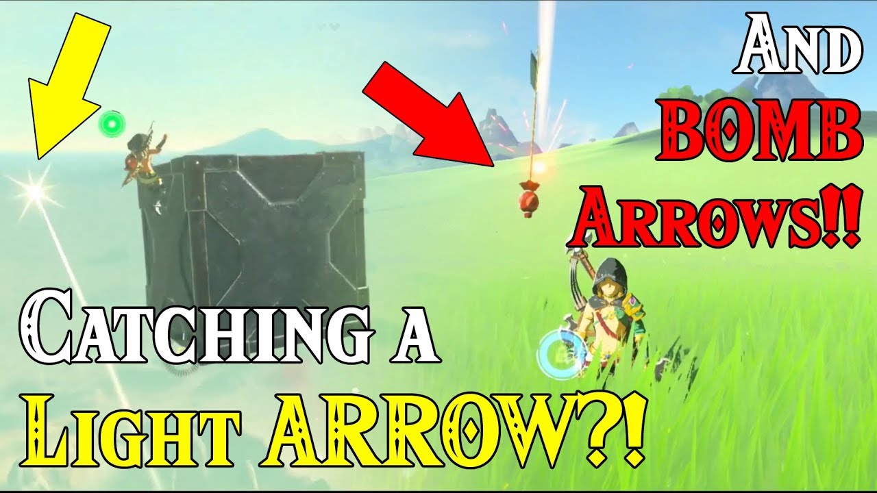 Catching a Light ARROW?! And BOMB Arrows!! Being Creative in Zelda Breath of the Wild DLC