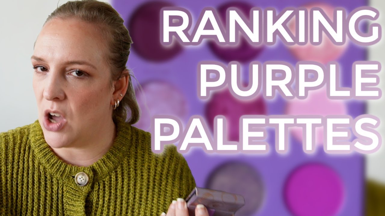 RANKING PURPLE PALETTES // Which purple eyeshadow palette should I declutter? I need your help!