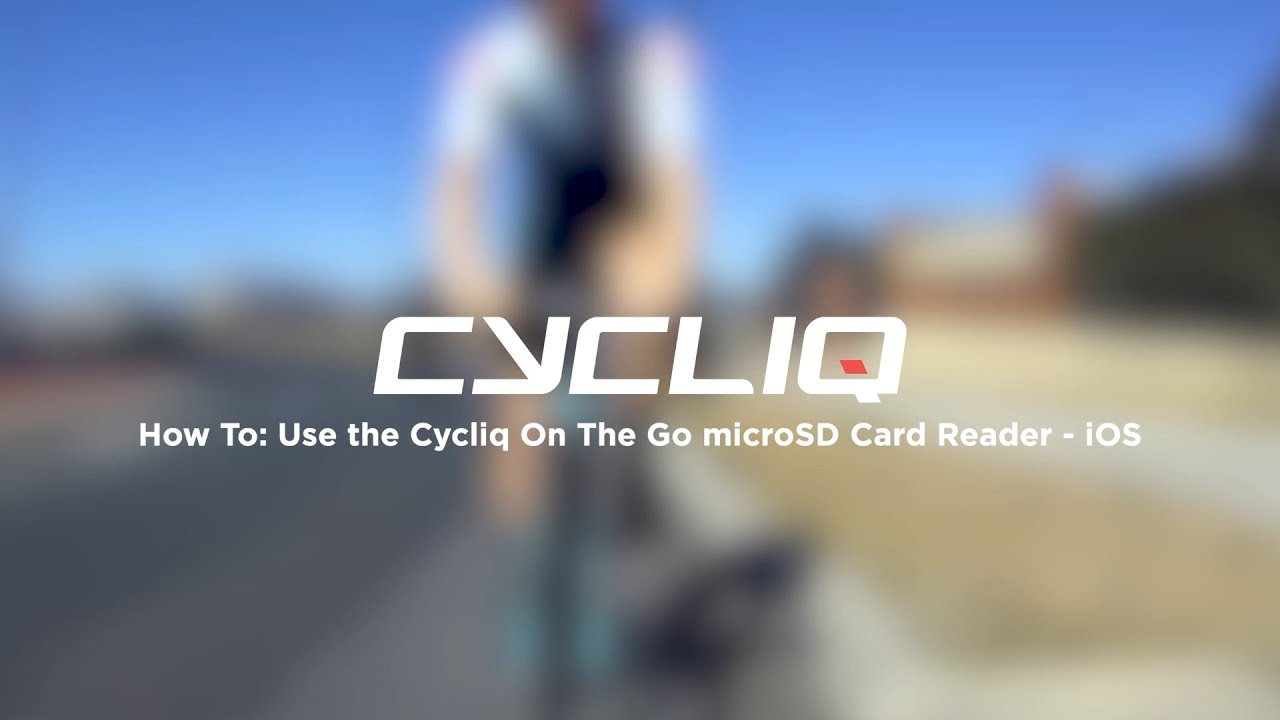 How To: Use Cycliq On The Go microSD Card Reader - iOS