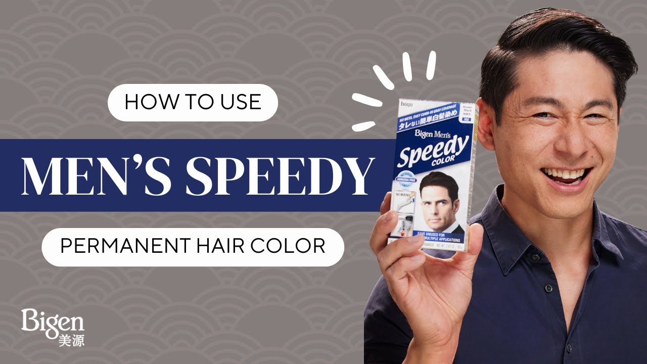 How to Use Bigen Men's Speedy Hair Color | Quick and Easy Guide