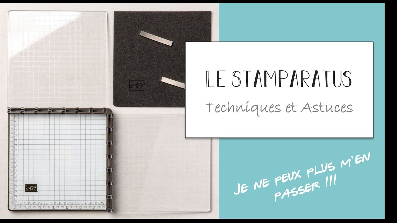 Le Stamparatus, un outil indispensable au scrap! Techniques et Astuces