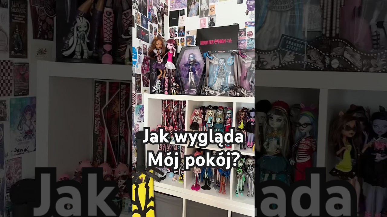 Jak wygląda m&oacute;j pok&oacute;j?🤡 #kolekcja #monsterhigh #anime #cosplay #lalki