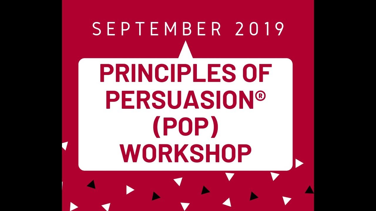 2019 SEPTEMBER POP Workshop Slideshow