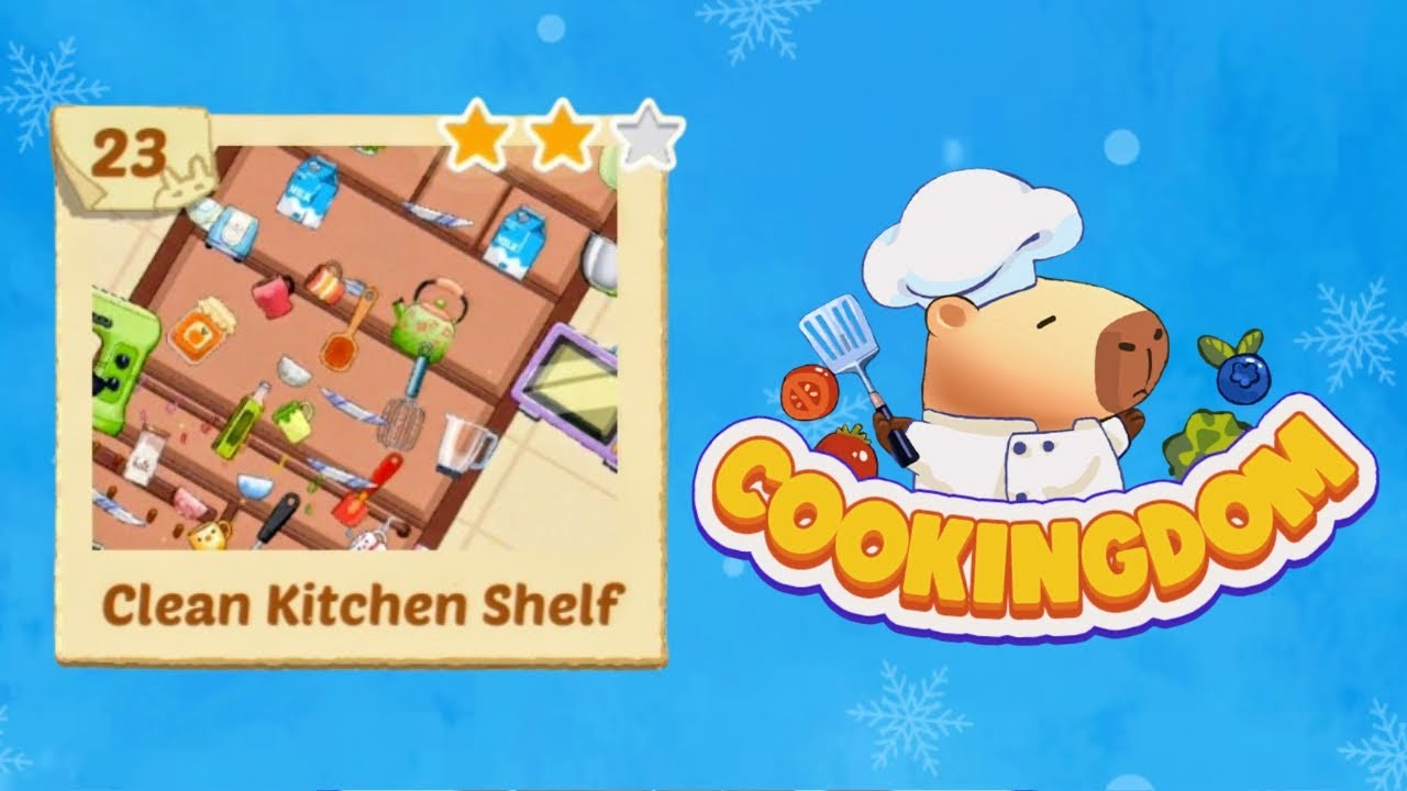 Cooking dom level 23. Task During travel ||. Clean Kitchen Shelf 