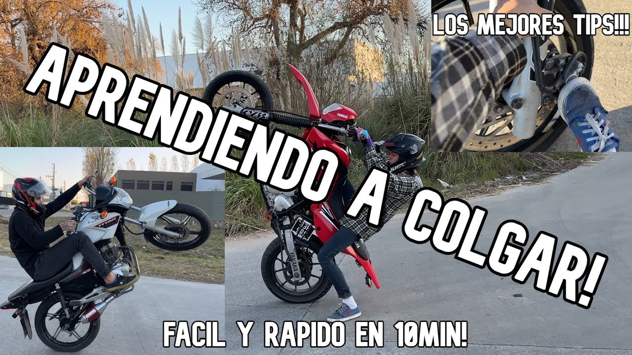 Como Hacer Wheelie en Moto Facil y sin Caerse!!!