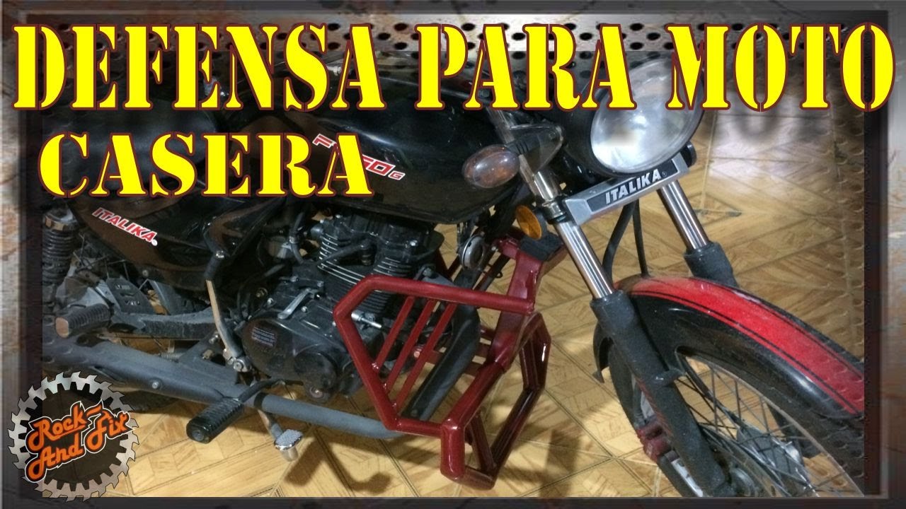 DIY| Defensa para Moto Casera.