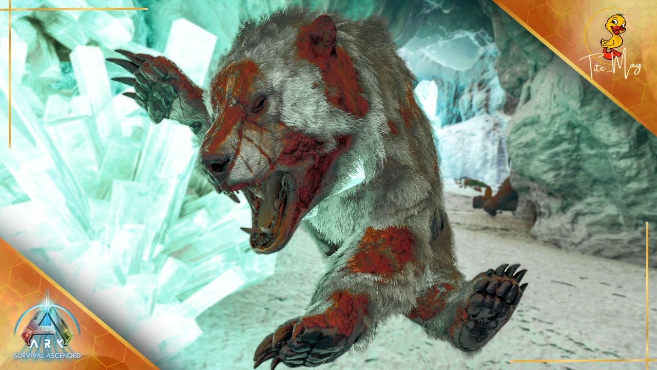 L'horrible ICE CAVE  - ARK ASCENDED - The Island