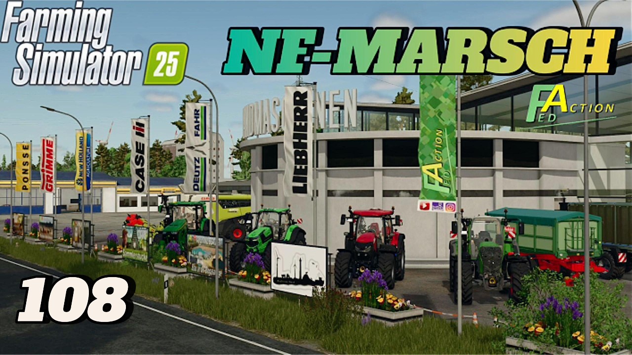 FS-25 NF-Marsch #108 Сеем гречиху и строим лабораторию