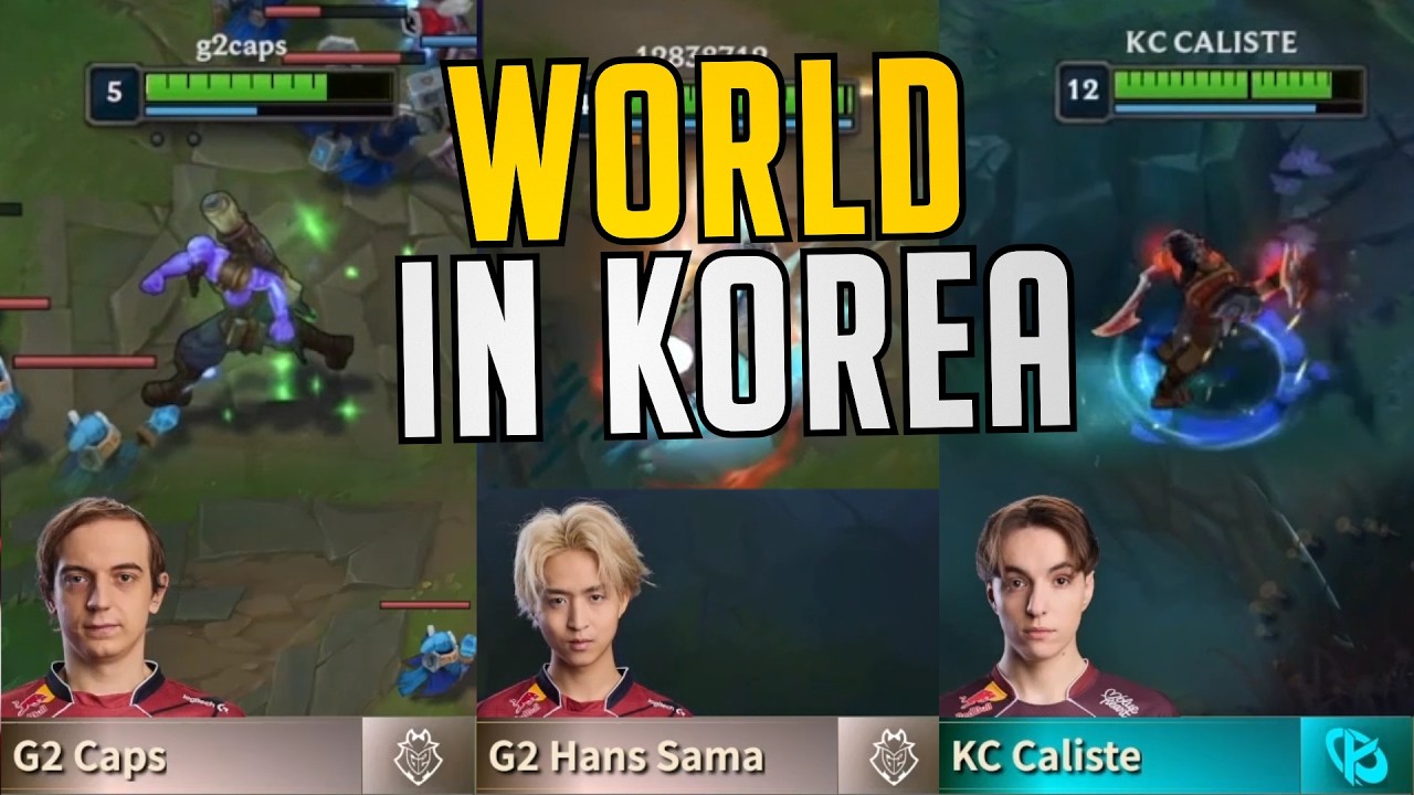 World Invades KR for MSI Bootcamp! - HIGH ELO KR Pros SoloQ Highlights