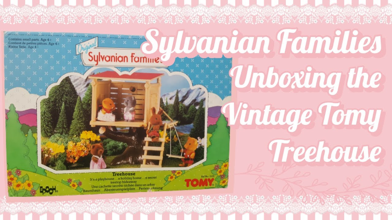 Unboxing the Vintage Sylvanian Families Tomy Treehouse!