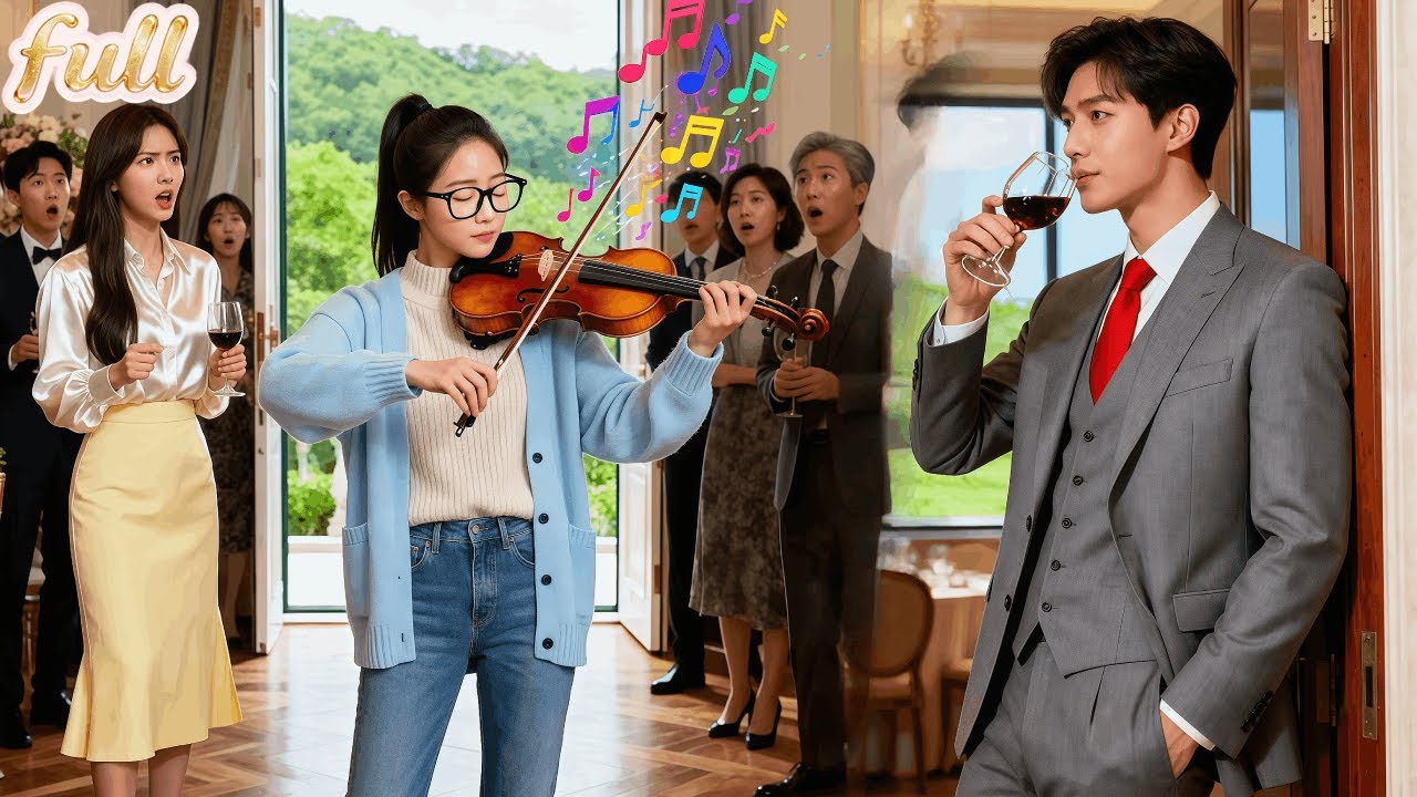 Richs Force Rural Girl Play Violin To Humiliate Her! Unaware She’s Hidden Maestro! 1 Song,CEO Queue!