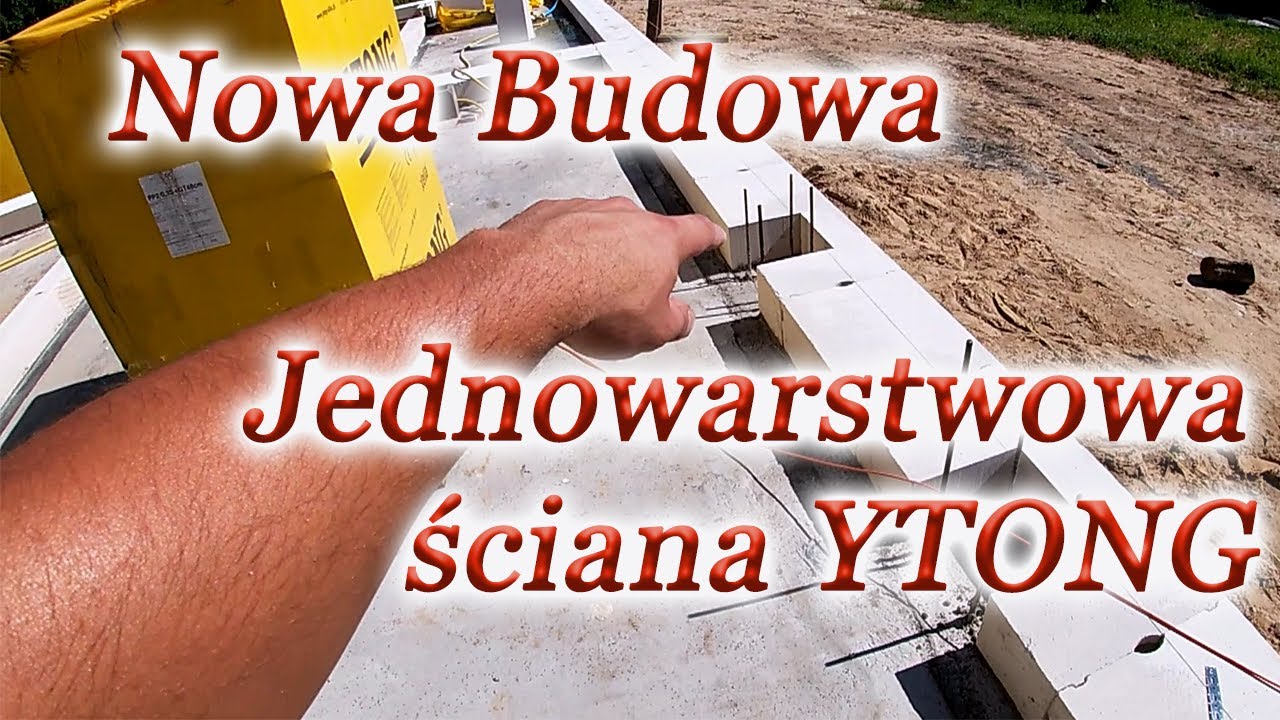 Nowa budowa - Jednowarstwowa ściana 48 cm w systemie Ytong
