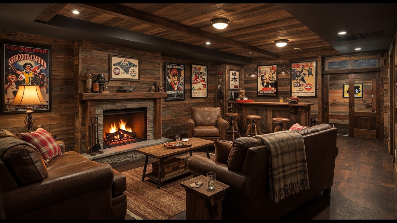 You’ll Never See Man Cave Basements the Same Way Again | Genius Small Space Design Ideas