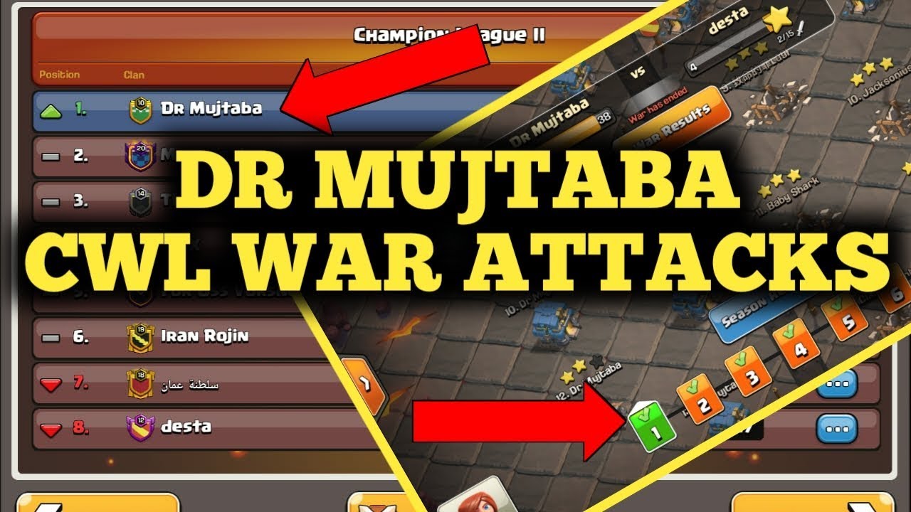 IS DR MUJTABA GOOD IN CLAN WAR LEAGUE? ♥️ CLASH OF CLANS