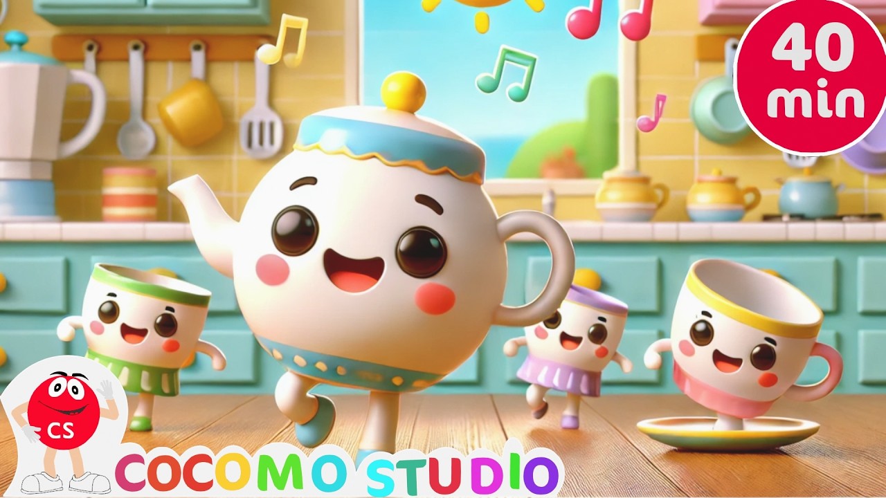 I’m a Little Teapot | Fun Action Song for Kids and Preschoolers