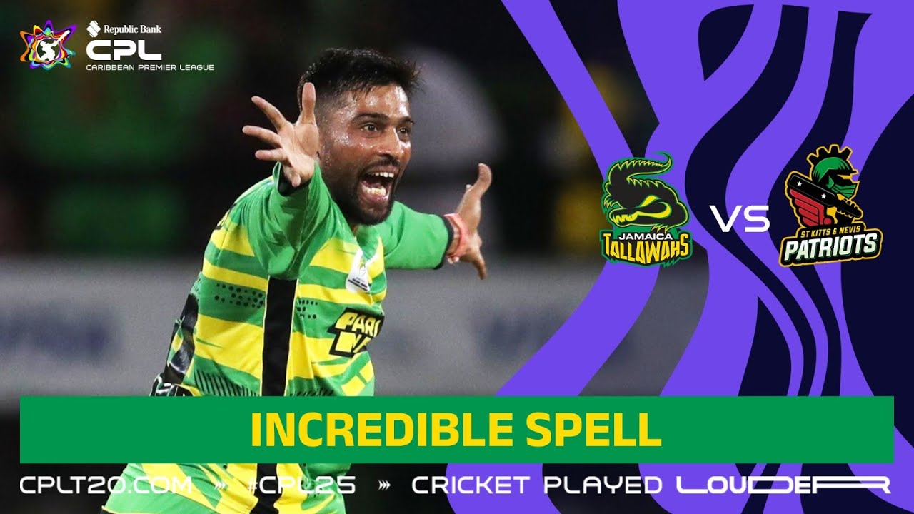 Mohammad Amir's AMAZING Bowling Spell vs St Kitts and Nevis Patriots!
