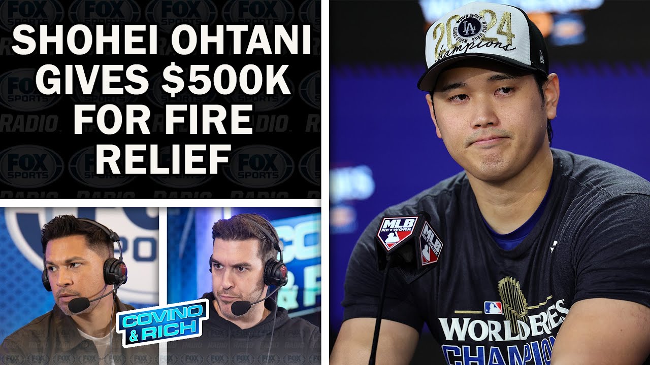 Is Covino Right to Label Shohei Ohtani a Cheapskate for His $500K LA Fire Relief Donation?
