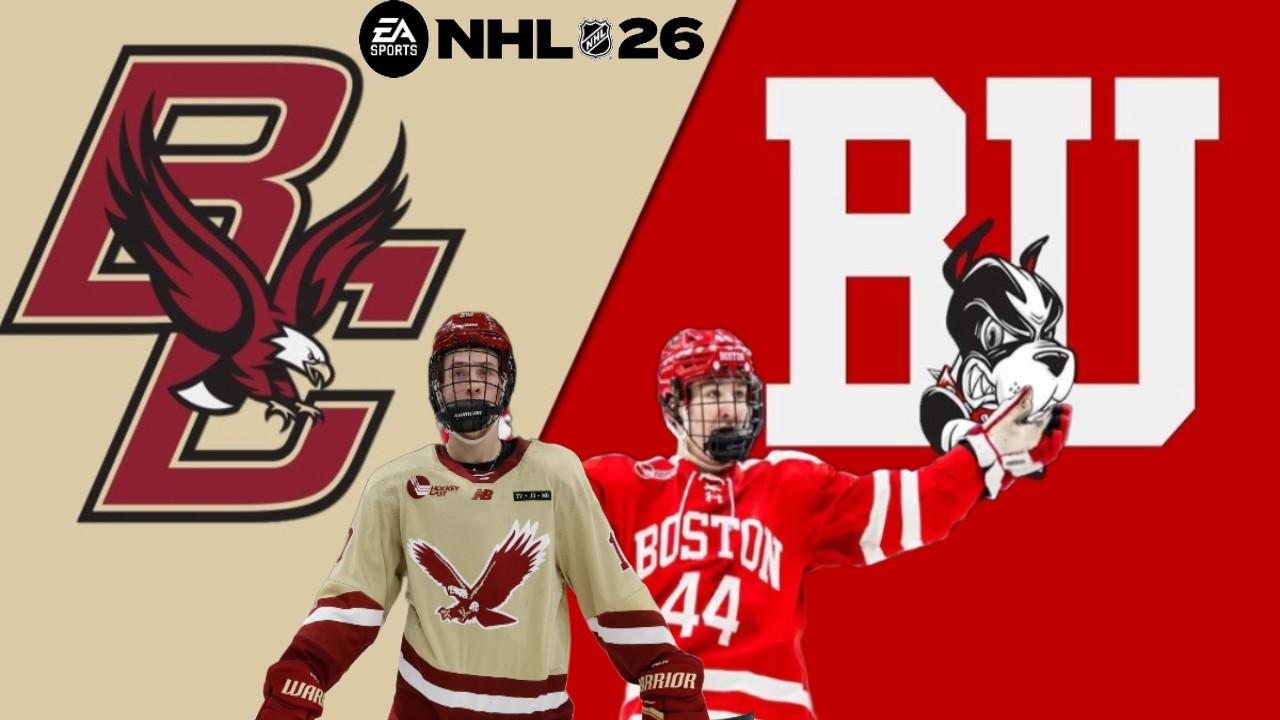 NCAA College Hockey | Boston College vs Boston University | NHL 26 | Xbox Series X | 4K