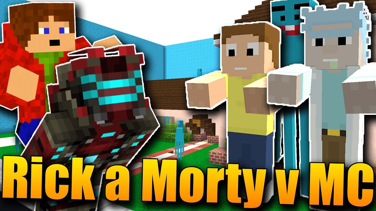 PORTY VS VENDALI! KDO SE LÉPE SCHOVÁ?🤔😱 Minecraft Rick and Morty Hide and Seek w/ @17PortyLP