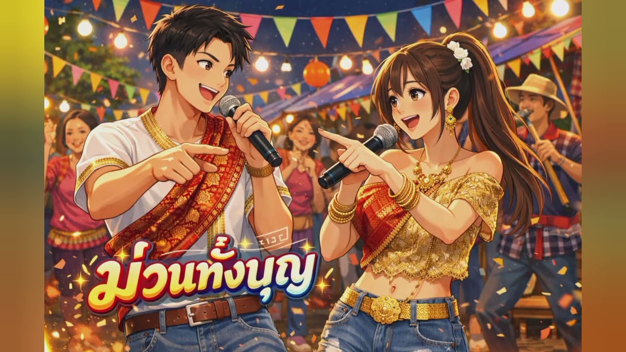 ม่วนทั้งบุญ #เพลง