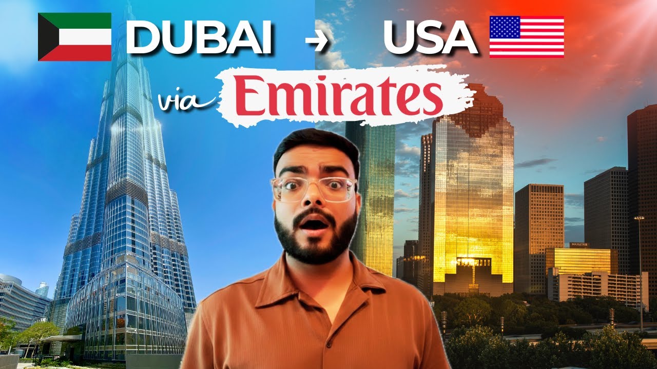 Dubai to Houston -  Emirates (EK211) Economy class review | Trip Report - Emirates Airbus A380-800